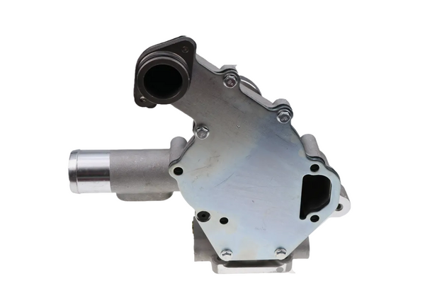 Metal mechanical component on a white background