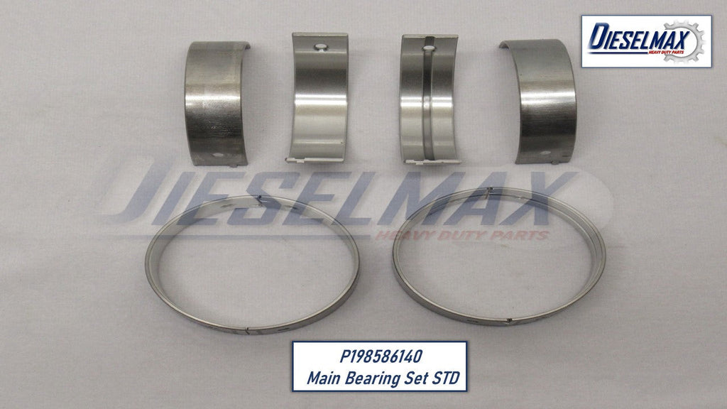 PERKINS 104-22 MAIN BEARING SET STD. (SET OF 4 PAIRS) P198586140 New